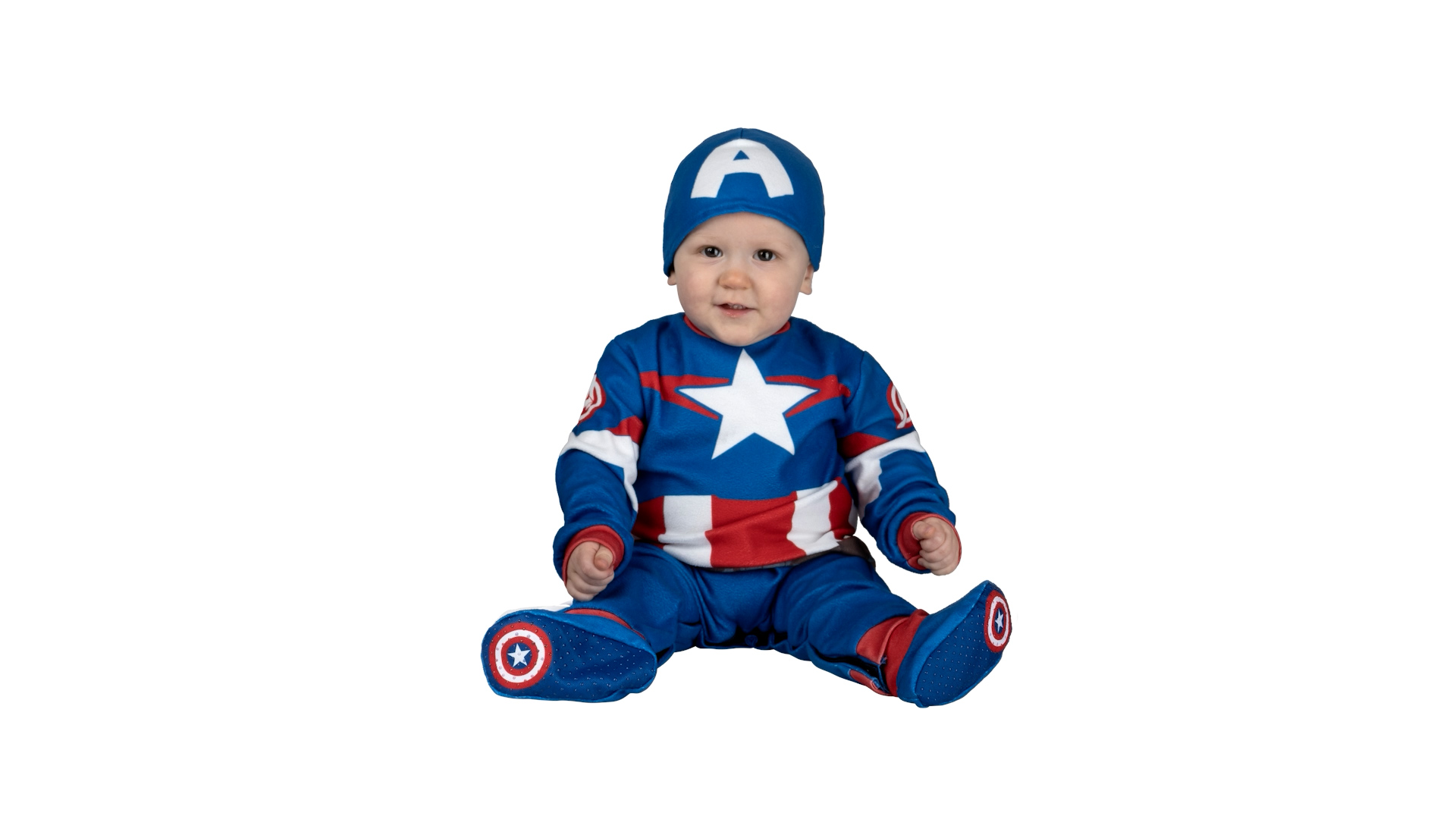 JWC0650 Captain America Infant 360 GIF Rotation